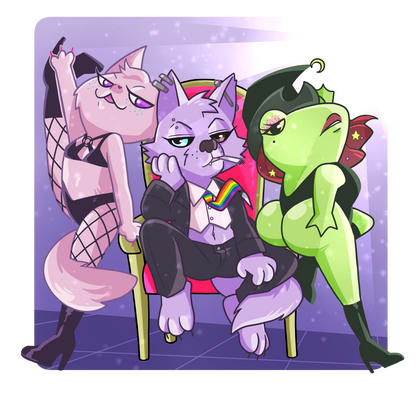 TATOUÉES & FATIGUÉES logo